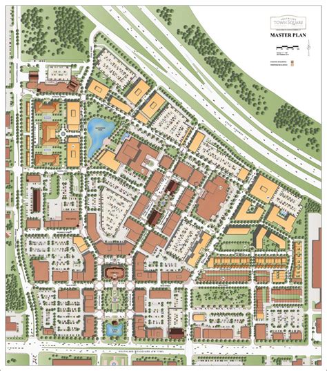 southlake zoning map|southlake town square map.